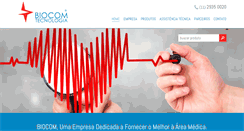 Desktop Screenshot of biocomtec.com.br